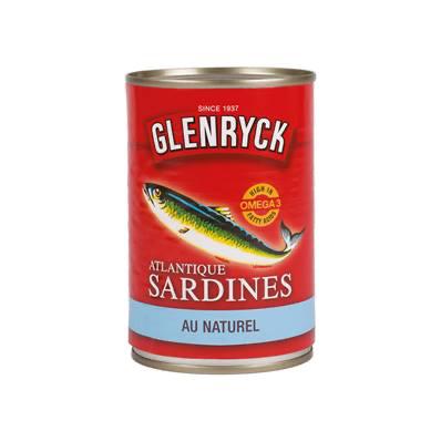 Glenryck Sardine Natural 2x12x400g