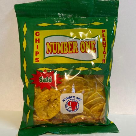 Number One Salted Plantain Chips 20x85g