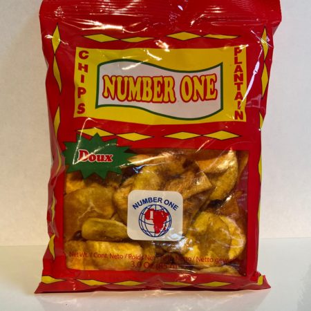 Number One Sweet Plantain Chips 20x85g
