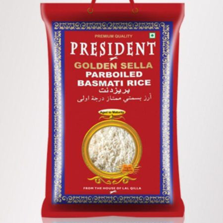 President Golden sella basmati rice 4x5kg